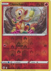 SWSH9 - Brilliant Stars - 024/172 - Chimchar - Common - Reverse Holo