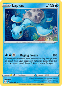 SWSH9 - Brilliant Stars - 031/172 - Lapras - Rare