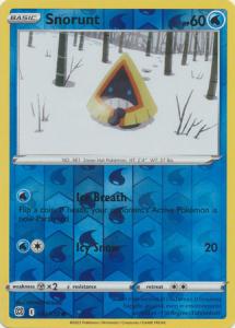 SWSH9 - Brilliant Stars - 034/172 - Snorunt - Common - Reverse Holo
