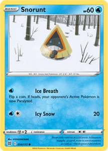 SWSH9 - Brilliant Stars - 034/172 - Snorunt - Common
