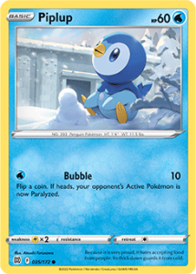 SWSH9 - Brilliant Stars - 035/172 - Piplup - Common
