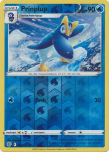 SWSH9 - Brilliant Stars - 036/172 - Prinplup - Uncommon - Reverse Holo