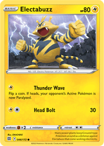 SWSH9 - Brilliant Stars - 046/172 - Electabuzz - Common
