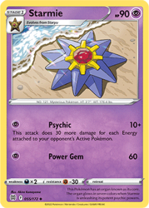 SWSH9 - Brilliant Stars - 055/172 - Starmie - Uncommon