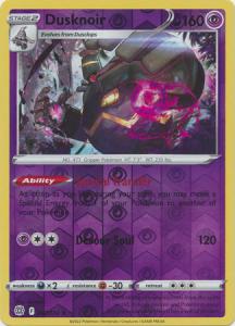 SWSH9 - Brilliant Stars - 062/172 - Dusknoir - Holo Rare - Reverse Holo