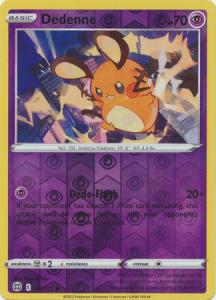 SWSH9 - Brilliant Stars - 067/172 - Dedenne - Common - Reverse Holo