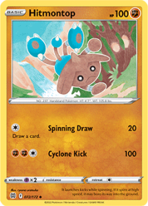 SWSH9 - Brilliant Stars - 072/172 - Hitmontop - Uncommon