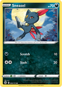 SWSH9 - Brilliant Stars - 086/172 - Sneasel - Common