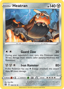 SWSH9 - Brilliant Stars - 100/172 - Heatran - Rare