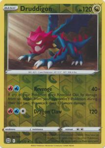 SWSH9 - Brilliant Stars - 113/172 - Druddigon - Rare - Reverse Holo