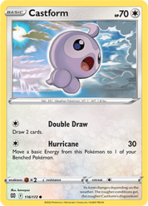 SWSH9 - Brilliant Stars - 116/172 - Castform - Common