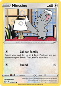 SWSH9 - Brilliant Stars - 124/172 - Minccino - Common
