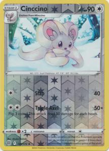 SWSH9 - Brilliant Stars - 125/172 - Cinccino - Uncommon - Reverse Holo