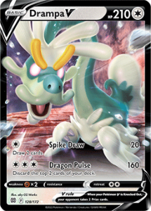 SWSH9 - Brilliant Stars - 128/172 - Drampa V - Ultra-Rare