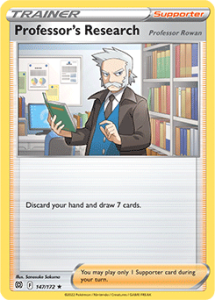 SWSH9 - Brilliant Stars - 147/172 - Professor's Research [Professor Rowan] - Holo Rare