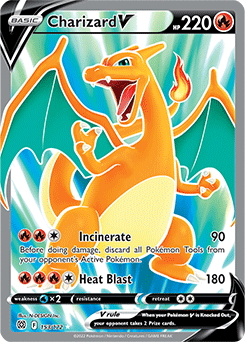 SWSH9 - Brilliant Stars - 153/172 - Charizard V - Ultra Rare