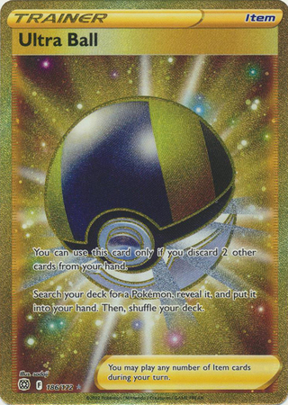 SWSH9 - Brilliant Stars - 186/172 - Ultra Ball - Secret Rare