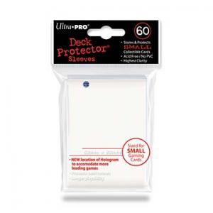 Small deck protector sleeves, vit, 60st - Ultra Pro