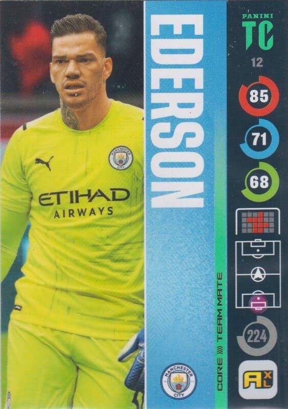 Panini Top Class 2022 - 012 - Ederson (Manchester City) - Team Mates Goalkeepers