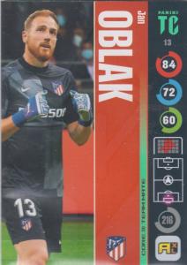 Panini Top Class 2022 - 013 - Jan Oblak (Atlético de Madrid) - Team Mates Goalkeepers