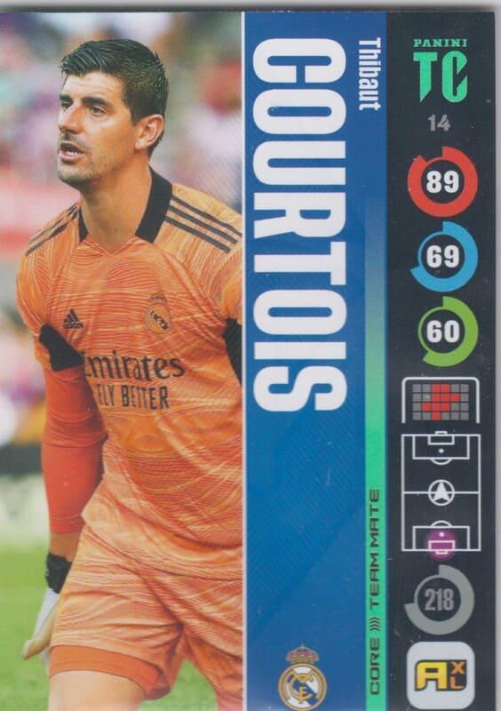 Panini Top Class 2022 - 014 - Thibaut Courtois (Real Madrid CF) - Team Mates Goalkeepers