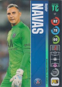 Panini Top Class 2022 - 017 - Keylor Navas (Paris Saint-Germain) - Team Mates Goalkeepers