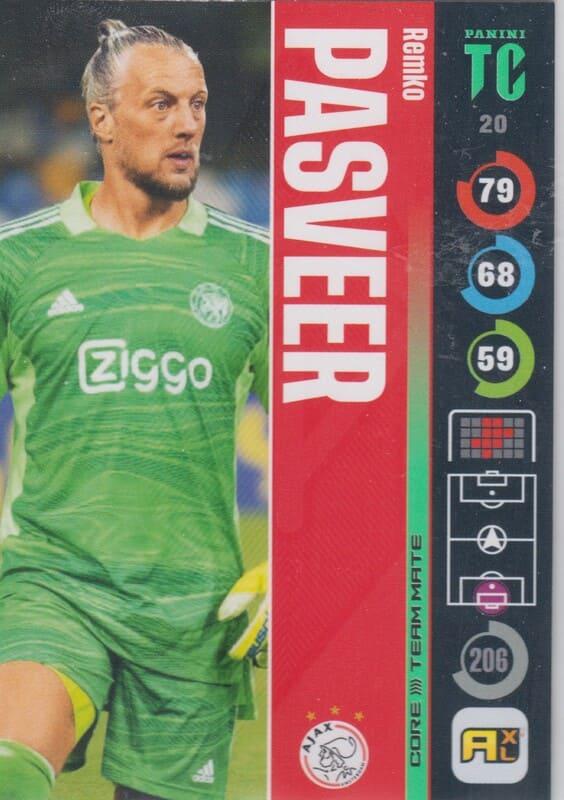 Panini Top Class 2022 - 020 - Remko Pasveer (AFC Ajax) - Team Mates Goalkeepers