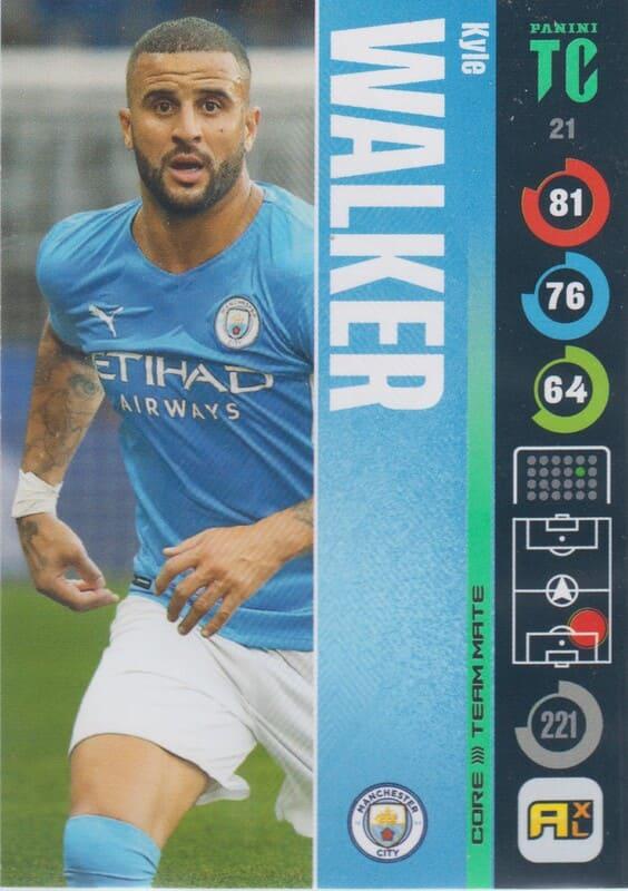Panini Top Class 2022 - 021 - Kyle Walker (Manchester City) - Team Mates Defenders