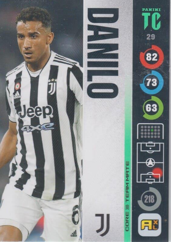 Panini Top Class 2022 - 029 - Danilo (Juventus) - Team Mates Defenders