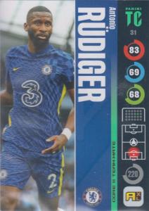 Panini Top Class 2022 - 031 - Antonio Rüdiger (Chelsea) - Team Mates Defenders