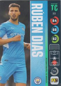 Panini Top Class 2022 - 033 - Rúben Dias (Manchester City) - Team Mates Defenders