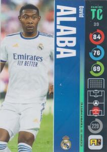 Panini Top Class 2022 - 039 - David Alaba (Real Madrid CF) - Team Mates Defenders
