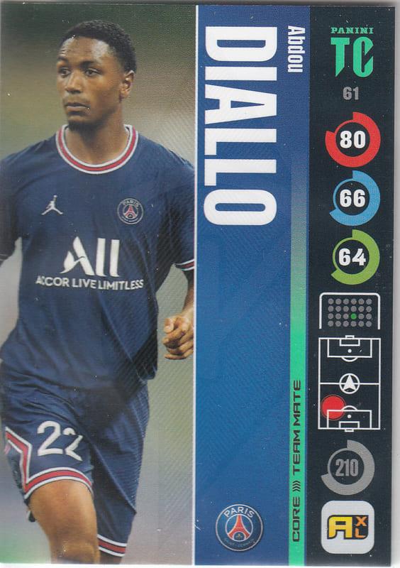 Panini Top Class 2022 - 061 - Abdou Diallo (Paris Saint-Germain) - Team Mates Defenders