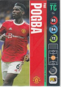 Panini Top Class 2022 - 074 - Paul Pogba (Manchester United) - Team Mates Midfielder