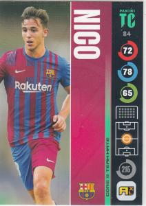 Panini Top Class 2022 - 084 - Nico (FC Barcelona) - Team Mates Midfielder