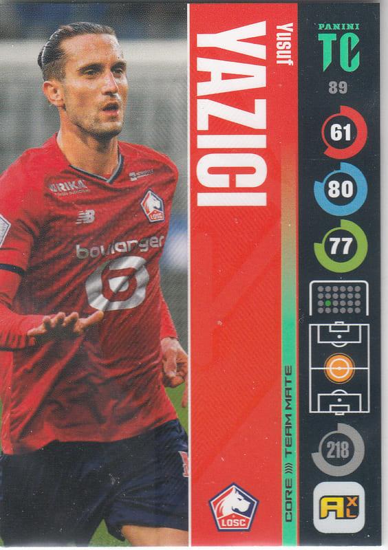 Panini Top Class 2022 - 089 - Yusuf Yazıcı (LOSC Lille) - Team Mates Midfielder