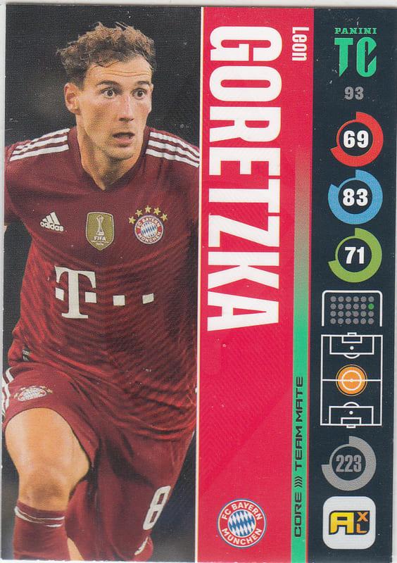 Panini Top Class 2022 - 093 - Leon Goretzka (FC Bayern München) - Team Mates Midfielder