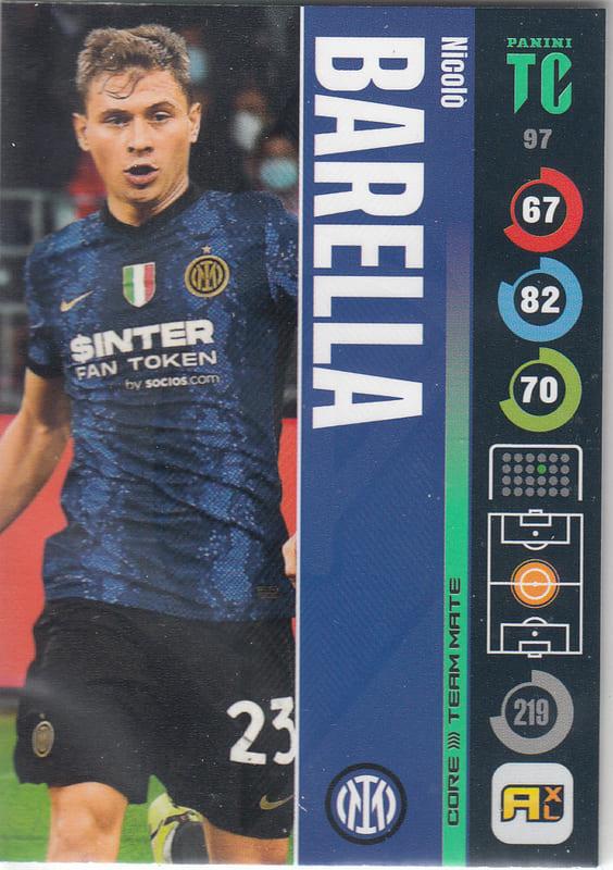 Panini Top Class 2022 - 097 - Nicolò Barella (FC Internazionale Milano) - Team Mates Midfielder