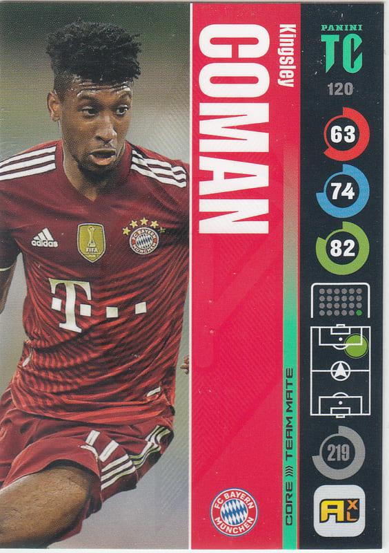 Panini Top Class 2022 - 120 - Kingsley Coman (FC Bayern München) - Team Mates Forwards