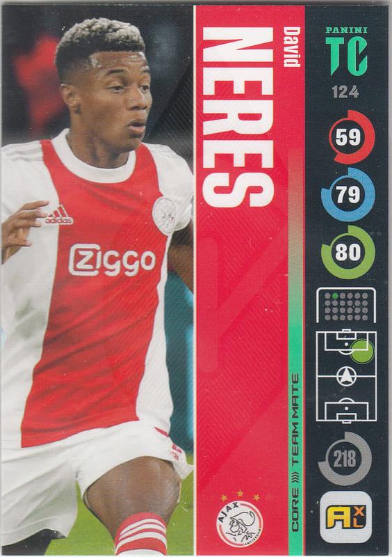 Panini Top Class 2022 - 124 - David Neres (AFC Ajax) - Team Mates Forwards