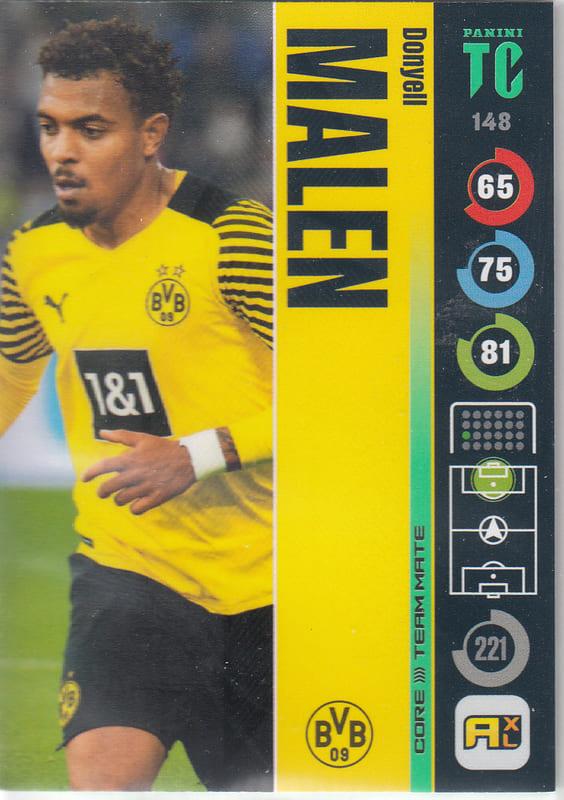 Panini Top Class 2022 - 148 - Donyell Malen (Borussia Dortmund) - Team Mates Forwards