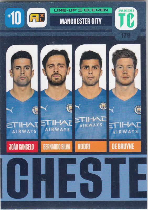 Panini Top Class 2022 - 179 - Manchester City (Manchester City) - Eleven #2/3