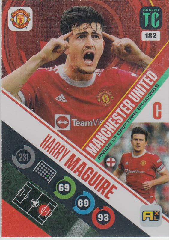 Panini Top Class 2022 - 182 - Harry Maguire (Manchester United) - Captain