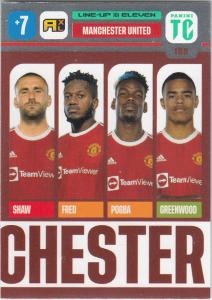 Panini Top Class 2022 - 188 - Manchester United (Manchester United) - Eleven #2/3