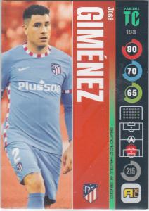 Panini Top Class 2022 - 193 - José Giménez (Atlético de Madrid) - Team Colour