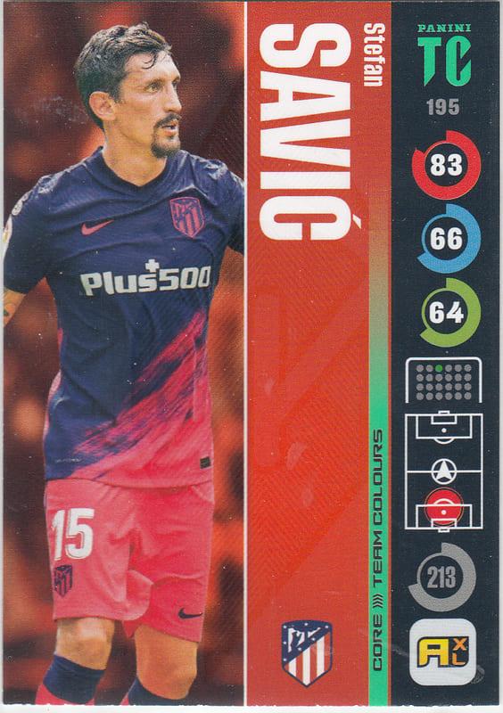 Panini Top Class 2022 - 195 - Stefan Savić (Atlético de Madrid) - Team Colour