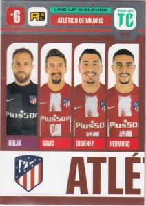 Panini Top Class 2022 - 196 - Atlético de Madrid (Atlético de Madrid) - Eleven #1/3