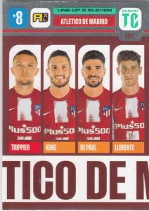 Panini Top Class 2022 - 197 - Atlético de Madrid (Atlético de Madrid) - Eleven #2/3