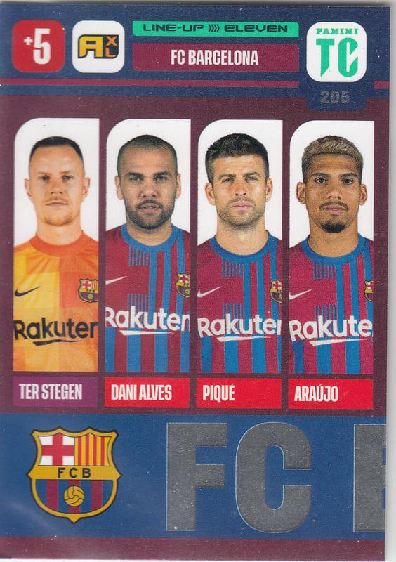 Panini Top Class 2022 - 205 - FC Barcelona (FC Barcelona) - Eleven #1/3