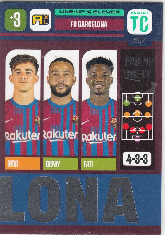 Panini Top Class 2022 - 207 - FC Barcelona (FC Barcelona) - Eleven #3/3